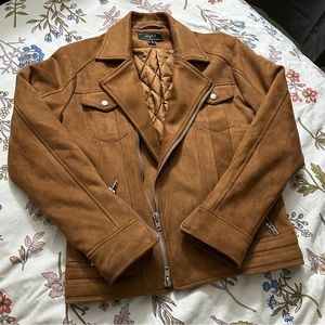 Faux Suede Jacket